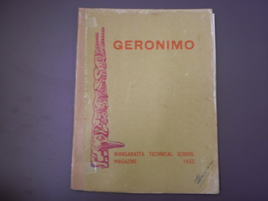 WTS Yearbook -Geronimo, 1952