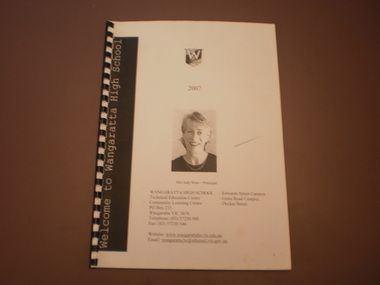 WHS Welcome booklet, 2007