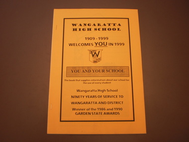 WHS Welcome booklet, 1999