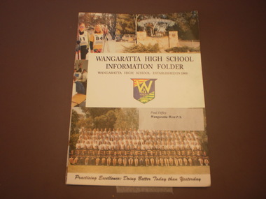 WHS Information folder, 1999
