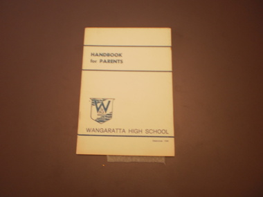 WHS Information pamphlet, 1989