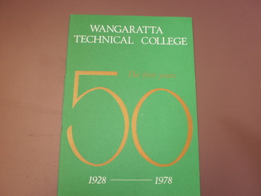 WTC 50th Anniversary History book, 1928-1978