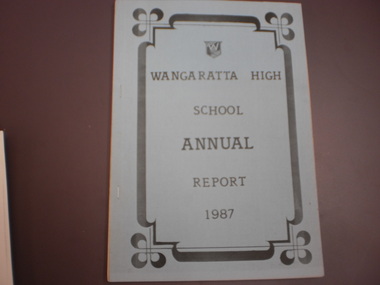 WHS Annual Report, 1987