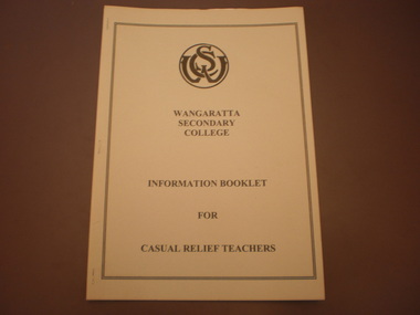 WSC Teacher Information booklet, 1996