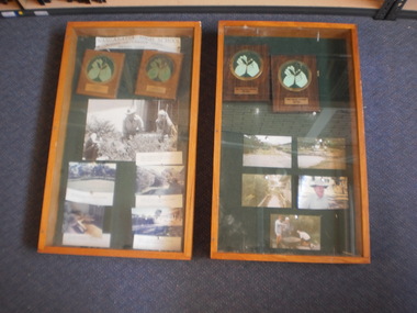 WHS Garden State Award display boxes, 1986-1990