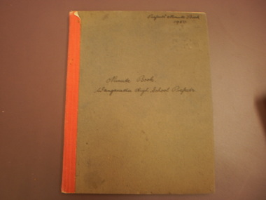 WHS Prefect Minutes book, 1950