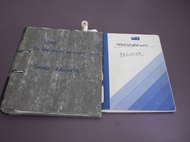 WHS Co-Op Society Financial Registers, 1986-2011
