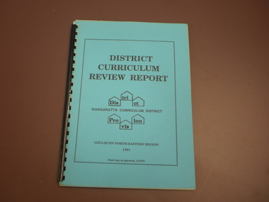 Wangaratta district curriculum report, 1991