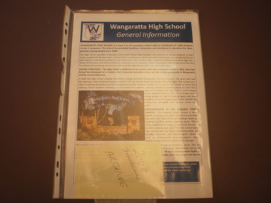 WHS General Information sheets, 2008