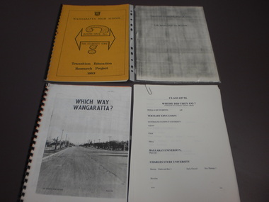 WHS Student Pathway Reports, 1772-1885