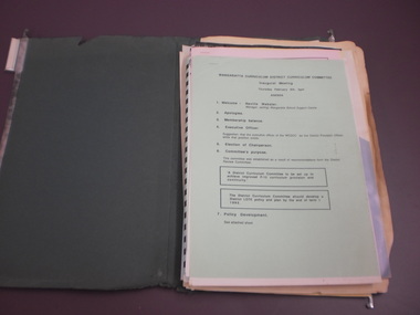 Wangaratta district curriculum report, 1991
