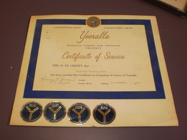 WTS Certificate, 1967-1970