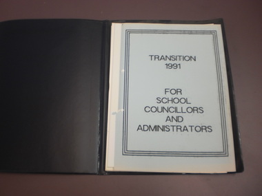 WHS Transition Report, 1991
