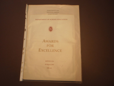 WHS Assembly Information, 1992