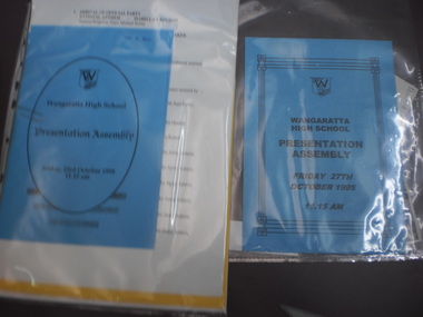 WHS Assembly Information, 1995-1998