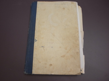 WHS Staff Association Minute book, 1989-2000