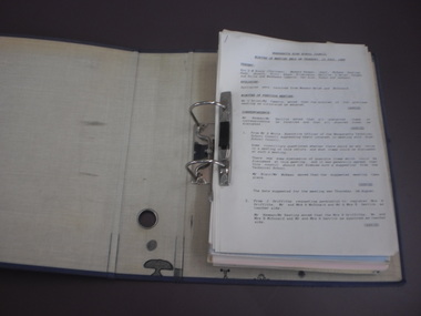 WHS School Council Minutes, 1989