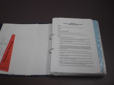 WHS Centennary Minutes, 2009