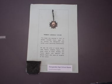 WHS Sports Medal, 1917