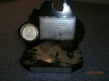 WHS Award Plaque, 2009
