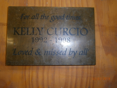 WHS Memorial Plaque