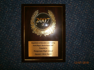 WHS Sports Award, 2007