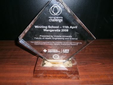 WHS trophy, 2008