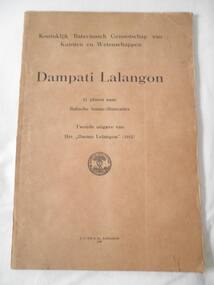 Book, Dampati Lalangon, 1948