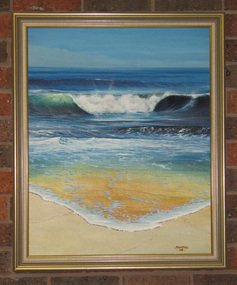 Painting, Oil, Breaking Wave, 1988