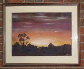 Painting, Oil, A Mirboo Sunset, 1998