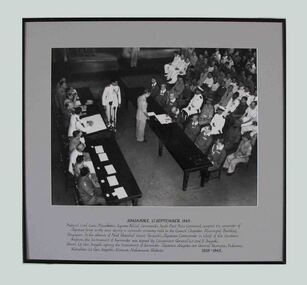 Photograph, Singapore 12 Sept 1945, 12/09/1945