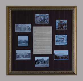 Photograph, Framed, Shire Hall History, 28/01/2004