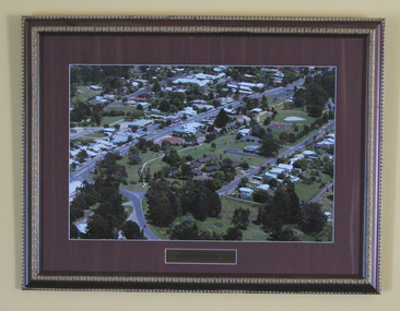 Photograph, Framed, Aerial Scene of Mirboo North, 2004