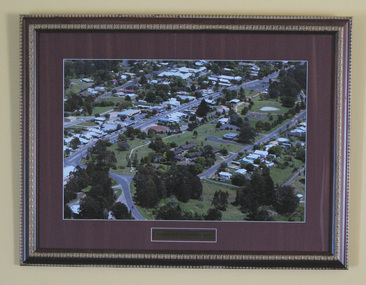 Photograph, Framed, Aerial Scene of Mirboo North, 2004