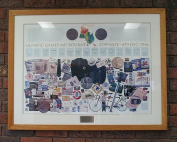 Photomontage, Framed, Olympic Games Melbourne 22nd Nov - 8th Dec 1956