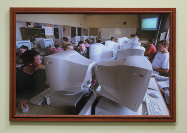 Photograph, Framed, Students on computers at Leongatha Seconadry College 2003, 2003