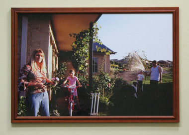 Photograph, Framed, Family in their garden Leongatha 2003, 2003