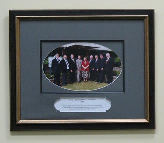 Photograph, Framed, South Gippsland Shire Councillors 2001, 2001