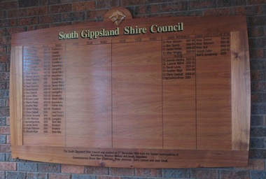 Board, Honour, SGSC Councillors 1994, 1994