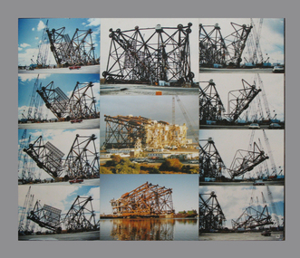 Photograph, Mounted, Construction site Barry's Beach