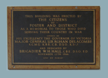 Plaque, 1966