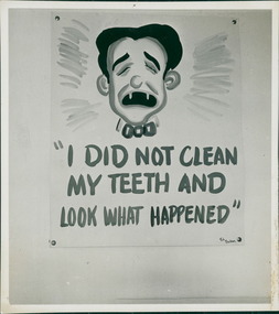 Photograph, I did not clean my teeth and look what happened