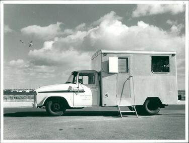 Photograph, A Dodge truck converted into a Department of Health Mobile Van, Early 60s