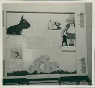 Photograph, The risks of hydatids disease, and its transfer from animals to humans, in promotional displays for the Department of Health for trade shows and exhibitions