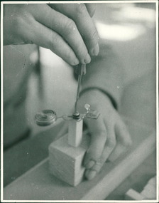 Photograph, Photographs taken for display of trades at Australian Institute of Engineers Exhibition 1960 from the Mont Park Occupational Therapy Unit