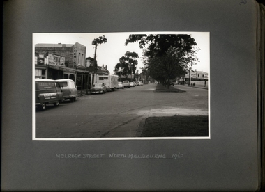 Photograph, X-ray caravan in Melrose St North Melbourne - Department of Health - Tuberculosis Branch - Chest X-Ray Surveys program - Photograph Album