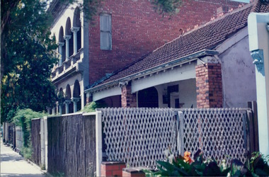 Photograph, Bricks & tiles - A view of terraced houses on a city inner suburb - City Landscapes - Photo taken by Property Management Services / Public housing - Inner City Melbourne - Early 1980s