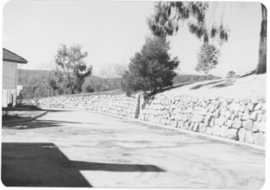 Photograph, Completion of road works & landscaping on a lane-way at Beechworth Asylum
