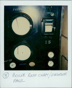 Photograph, Photo of an analogue temperature chart recording panel used in the boiler room at Caloola Training Centre Sunbury