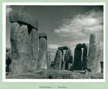 Stonehenge, in Britain - Department of Health – National Fitness Office (Sports & Recreation) – Historical Press Release Photo Collection